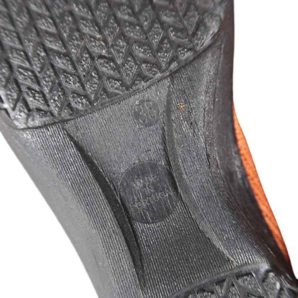 Arcopedico Shoes Womens 38 Casual Oxford Sneakers Knit Comfort Fashion Orange - Picture 15 of 16